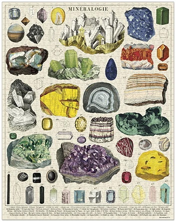puzzle mineralogy cavallini 1000 pièces