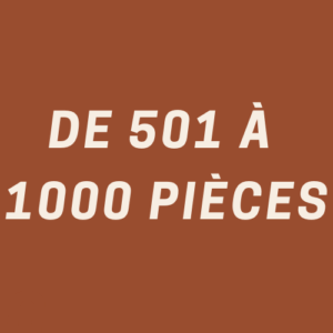 Puzzle de 501 à 1000 pièces