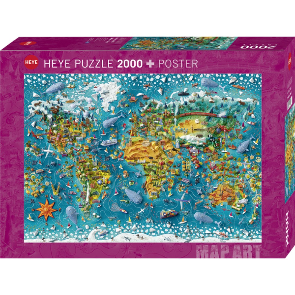 Puzzle Miniature World 2000 pièces - Heye - Trevell