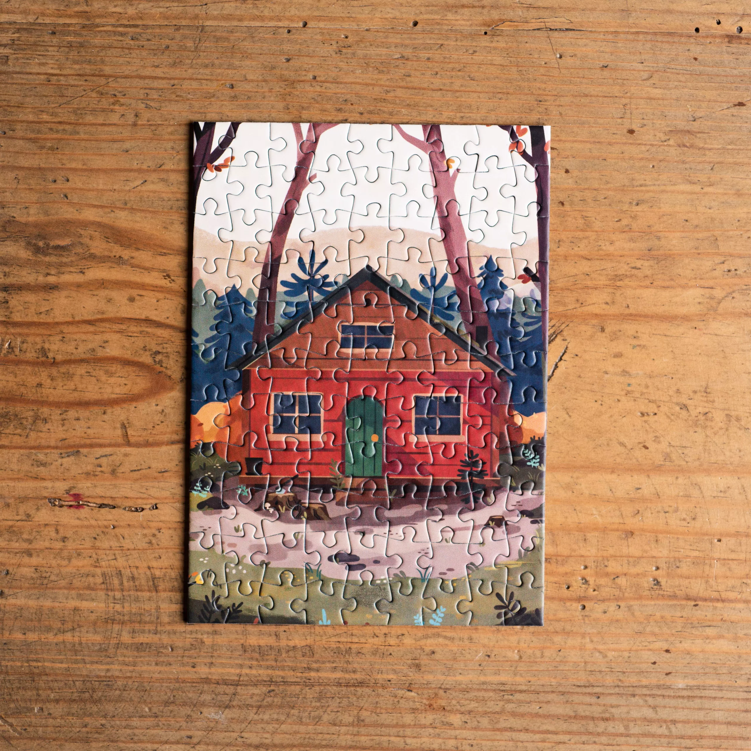 Puzzle Trevell de l'artiste Nicolle Lalonde : Mini cabin