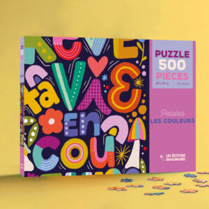 Les couleurs puzzle 1000 pièces les éditions imaginaires