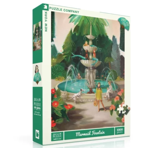 mermaid fountain puzzle new york puzzle 1000 pièces