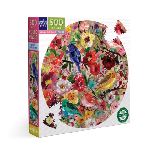 Puzzle Birds & Blossoms Eeboo 500 pièces