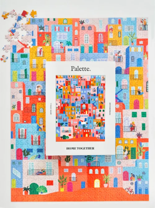 home together palette puzzle 800 pièces