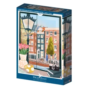 puzzle Amsterdam from a Coffee Shop Pieces & Peace 500 pièces