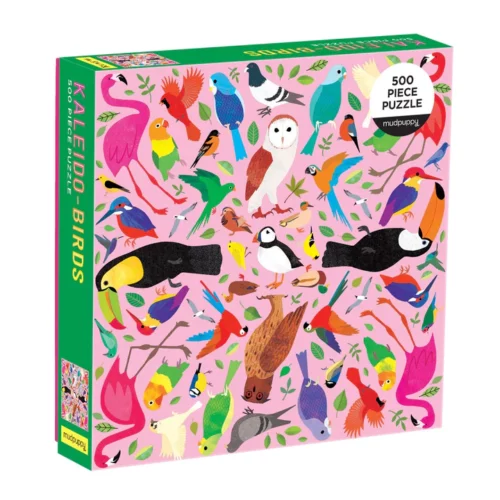 puzzle kaleido birds mudpuppy 500 pièces