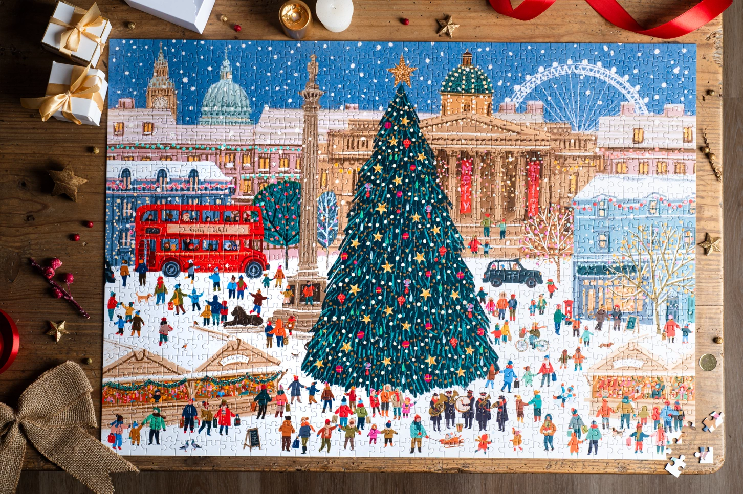 Puzzle London Christmas - 1000 pièces - Trevell