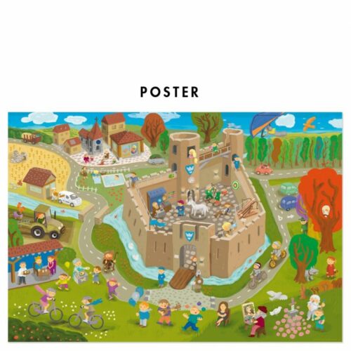 Puzzle Château fort pirouette cacahuète 192 pièces poster