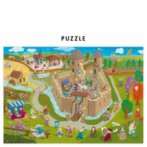 Puzzle Château fort pirouette cacahuète 192 pièces puzzle