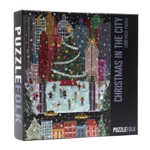 puzzle Christmas In The City puzzefolk 1000 pièces