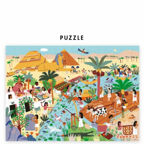puzzle egypte pirouette cacahuète 192 pièces poster