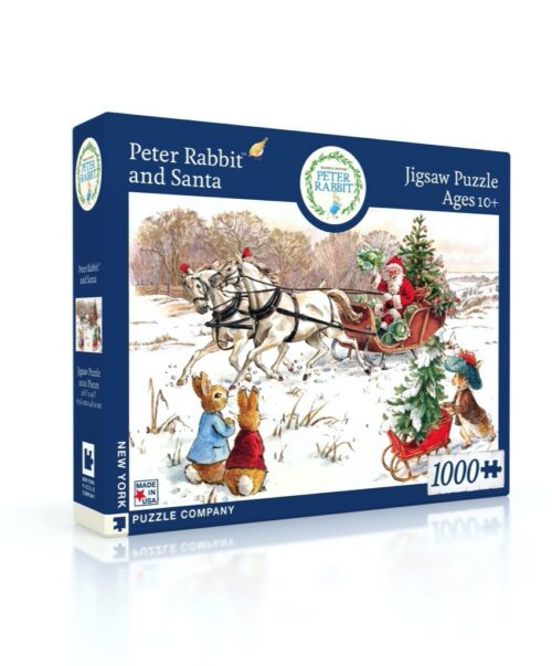 Puzzle Peter Rabbit and Santa new york puzzle 1000 pièces