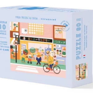 puzzle Matin paisible au Japon la petite épicerie 80 pièces