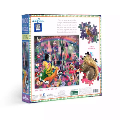 Puzzle Cat And The Castle 1000 pièces eeboo