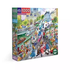 Puzzle Paris Bookseller 1000 pièces eeboo