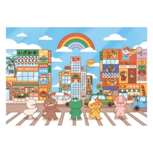 puzzle quartier shibuya les éditions heol 1000 pièces