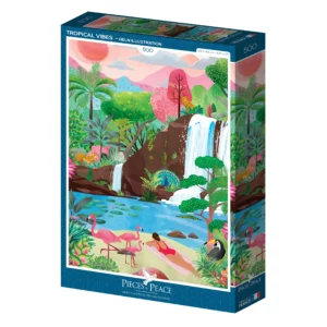 puzzle Tropical Vibes 500 pièces pieces and peace