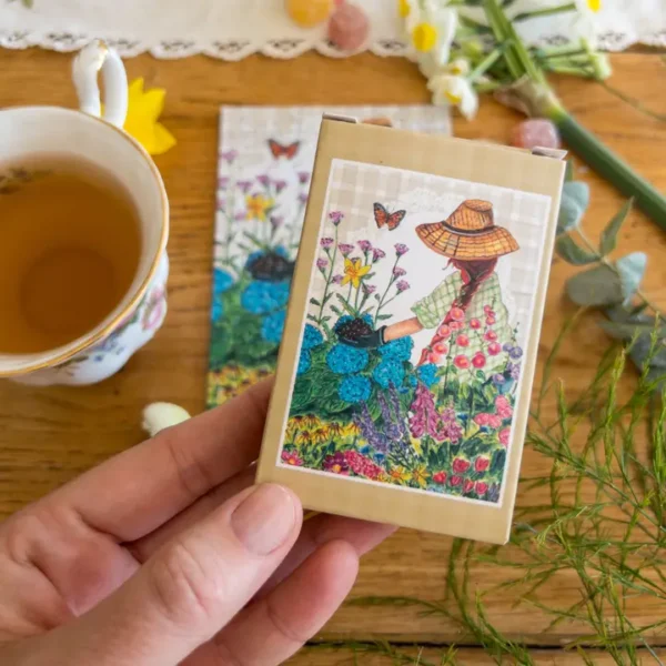 mini puzzle bonheur au jardin de caro from woodland de 99 pièces