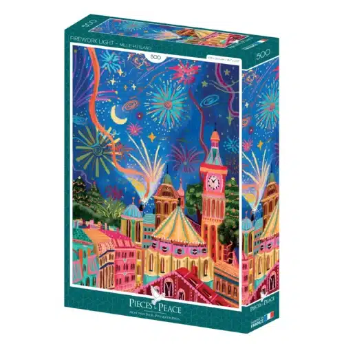 puzzle Firework Light pieces & peace 500 pièces