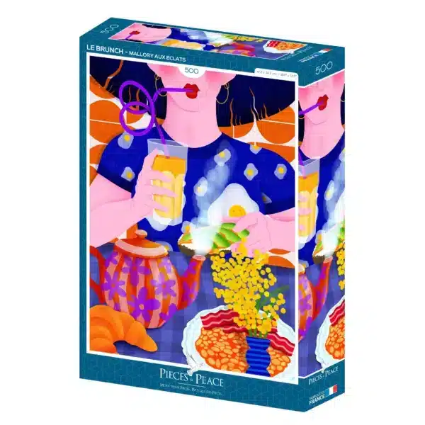 puzzle Le Brunch pieces & peace 500 pièces