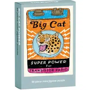 Mini puzzle Big Cat Power - Happily - 99 pièces