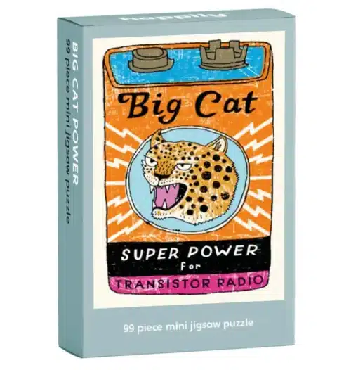 Mini puzzle Big Cat Power - Happily - 99 pièces