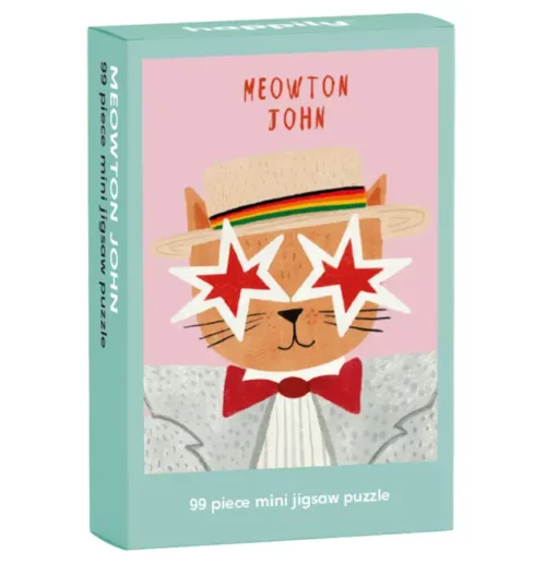 Mini puzzle Meowton John - Happily - 99 pièces