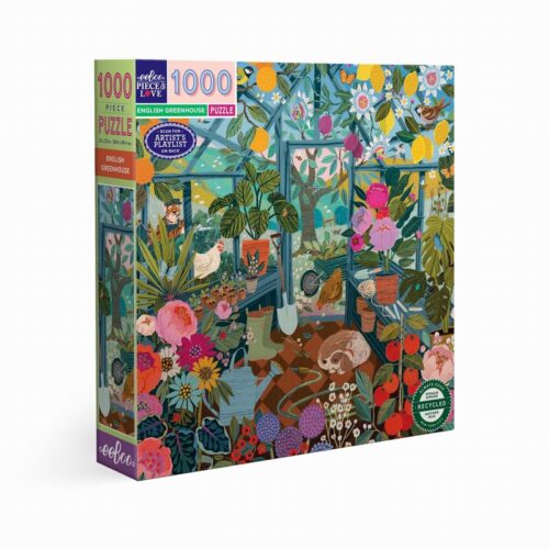 Puzzle ENGLISH GREENHOUSE 1000 pièces Eeboo