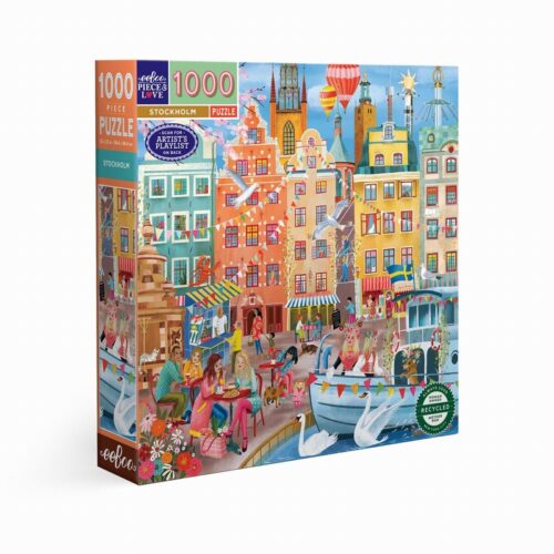 puzzle STOCKHOLM eeboo 1000 pièces