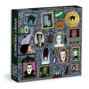 Puzzle Spooky Portraits - 500 pièces - Galison