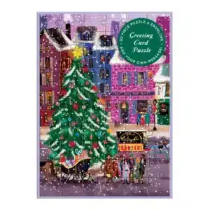 carte Christmas Square galison puzzle