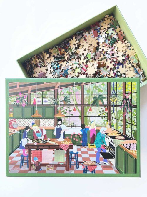 puzzle COSY KITCHEN vissevasse 1000 pièces