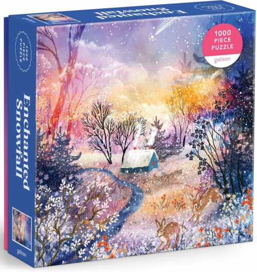 puzzle enchanted snowfall 1000 pièces galison