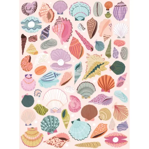 PUZZLE PUZZLEFOLK Seashells by the Seashore 1000 PIECES