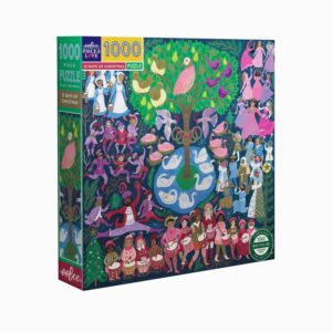 puzzle 12 DAYS OF CHRISTMAS eeboo 1000 pièces