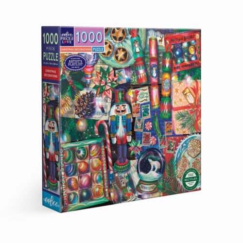 puzzle CHRISTMAS DECORATION eeboo 1000 pièces