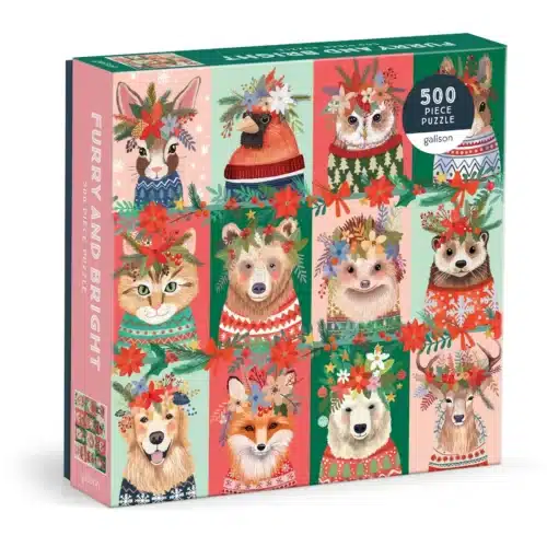 puzzle Furry And Bright galison 500 pièces