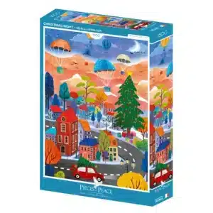 puzzle christmas night pieces & peace 1000 pièces