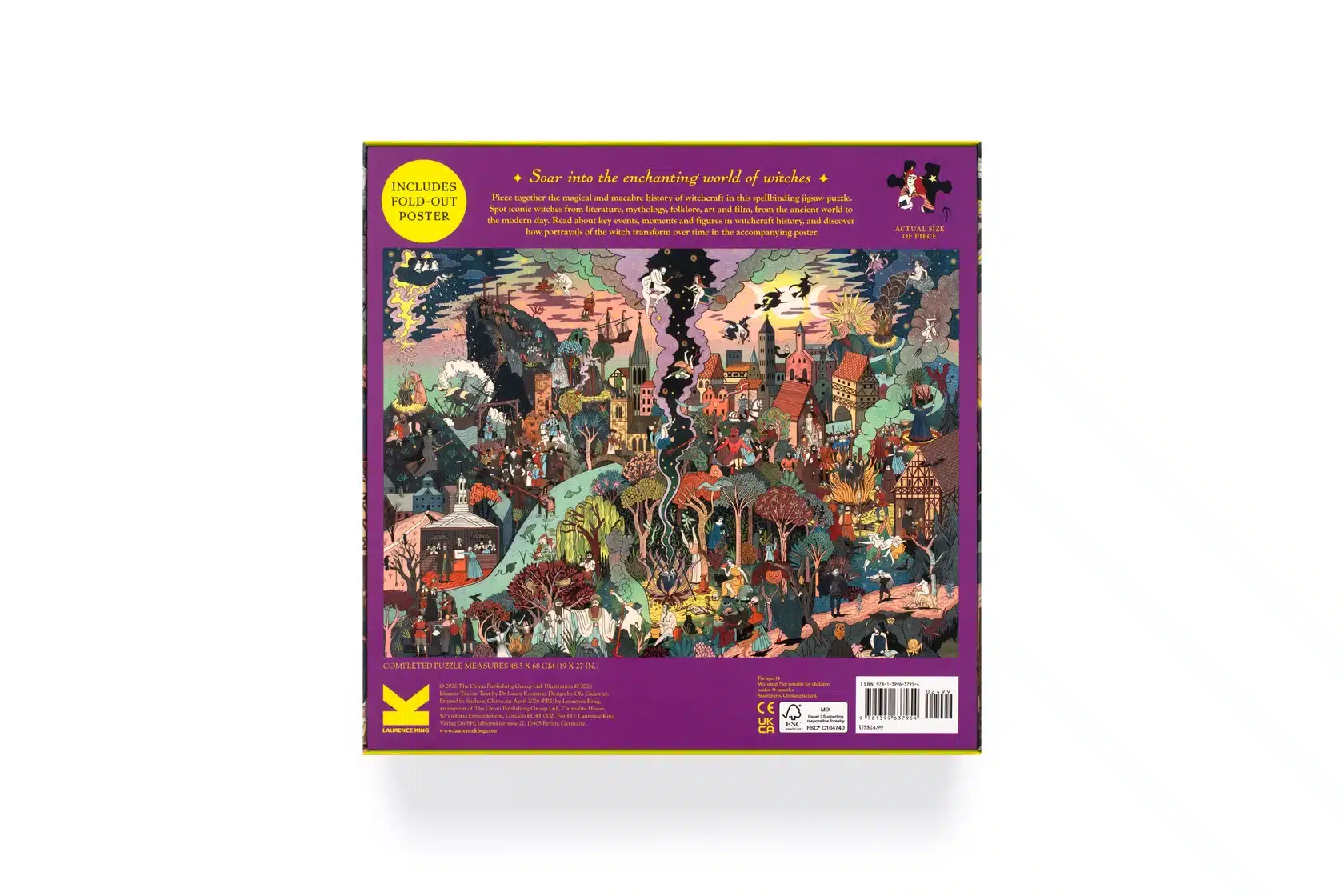 Puzzle The World of Witches - Laurence King - 1000 pièces – Image 2