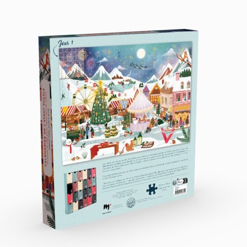 CALENDRIER AVENT puzzle VILLAGE NOEL martinex 1