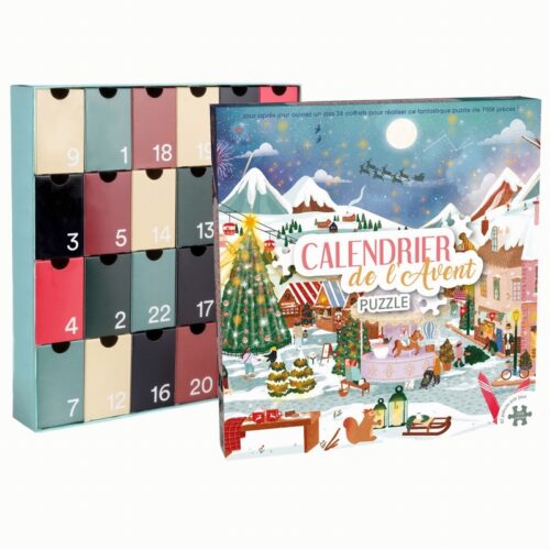 CALENDRIER AVENT puzzle VILLAGE NOEL martinex 1