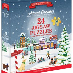 Calendrier de l'avent de puzzles Christmas Town Fair - Eurographics