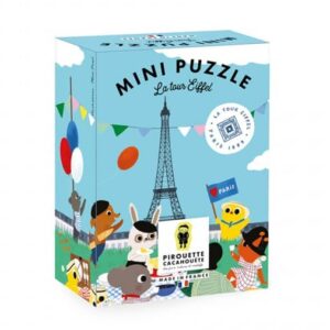 Mini puzzle la tour Eiffel - Pirouette cacahouète - 20 pièces