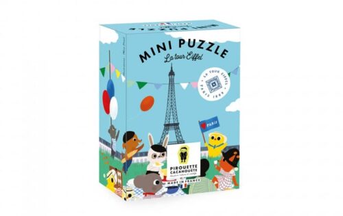 Mini puzzle la tour Eiffel - Pirouette cacahouète - 20 pièces