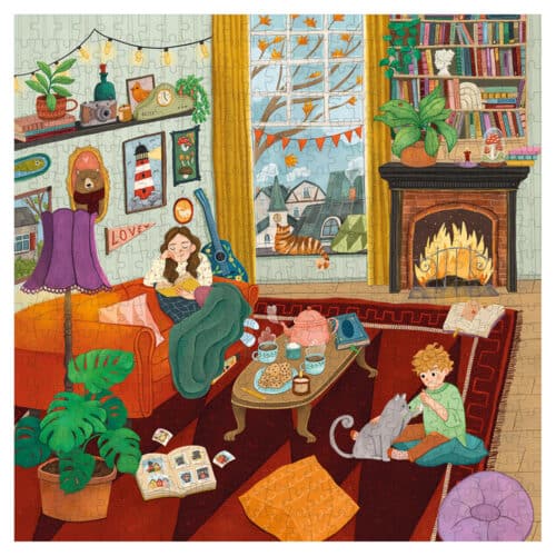 Puzzle Cosy Reading - 500 pièces - Magellan