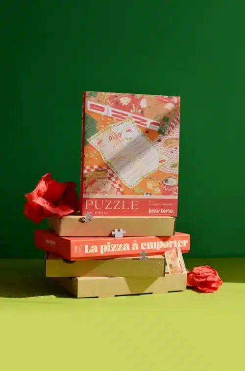 Puzzle Pizza à emporter 1000 pièces Jour Férié