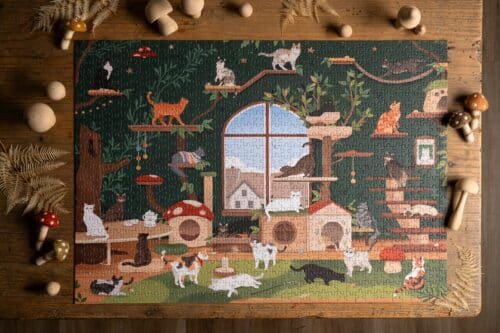 Puzzle The Cat Café - Trevell - 1000 pièces