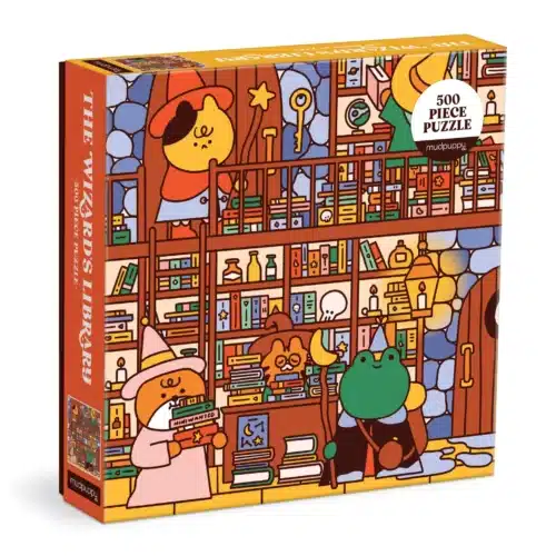 Puzzle The Wizard's Library - 500 pièces - Mudpuppy - Trevell