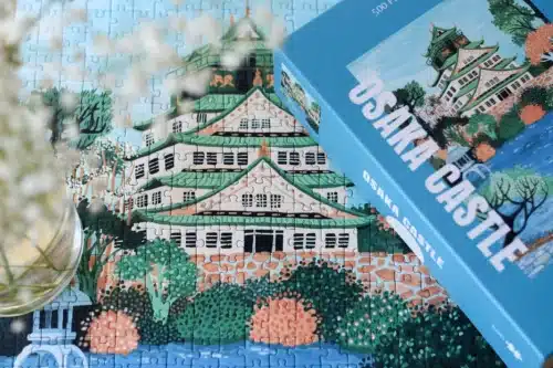 puzzle osaka castle - piecely - 500 pièces