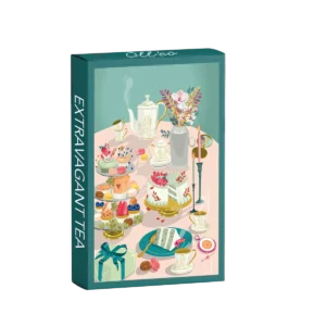 mini puzzle extravagant tea de 99 pièces de la marque Oll'eo